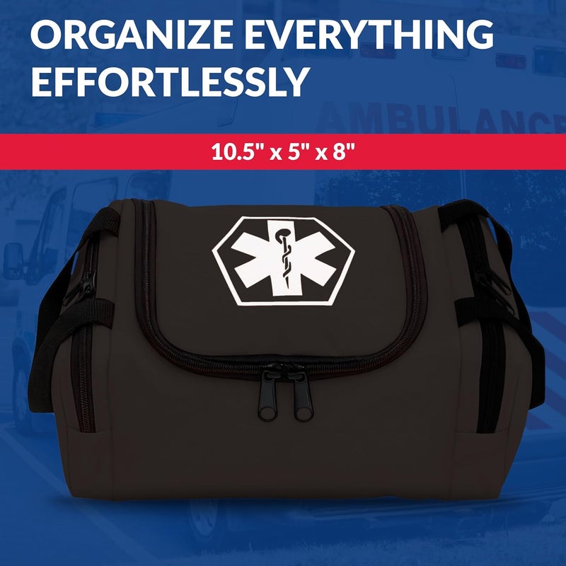 Dixie Ems Dixigear Empty First Responder II Bag 10.5" x 5" x 8" - Tactical Black - Image 4